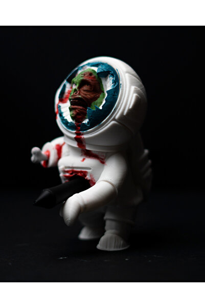 TuransoyCraft Cadılar Bayramı Zombi Astronot Oyuncak Masaüstü Dekoratif Obje