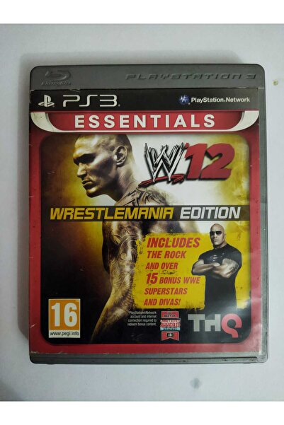 THQ W 12 - WRESTLEMANİA EDİTİON - PS3 OYUNU