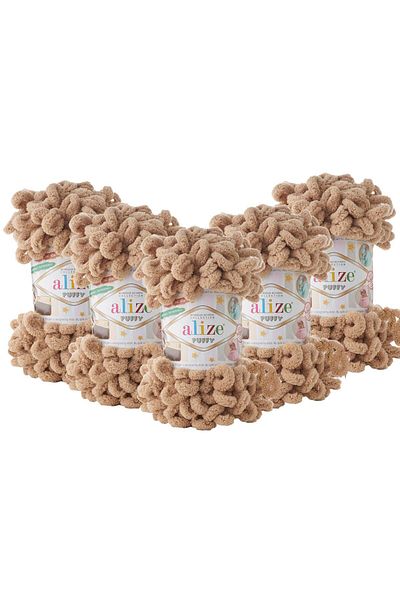 Alize 90x90 για βρεφική κουβέρτα 6 τεμαχίων Puffy Beige 262