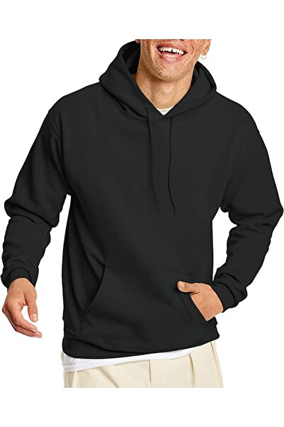 Surprise tekstil Μαύρο φούτερ με κουκούλα Surprise