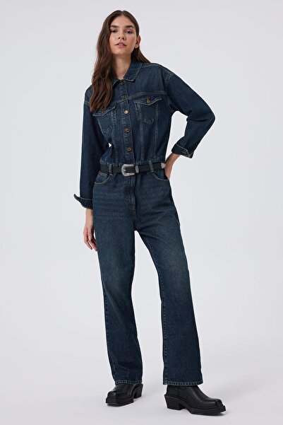 Lee Cooper Софія Жіночий джинсовий комбінезон Rastaban Blue