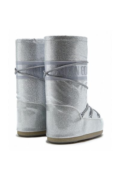 MOON BOOT 14028500-002 Icon Glıtter Silver