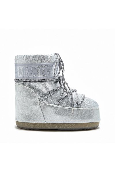 MOON BOOT 14094400 -002 Εικονίδιο Low Glitter Silver
