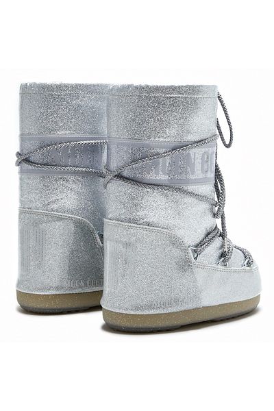 MOON BOOT 14028500-002 Icon Glıtter Silver