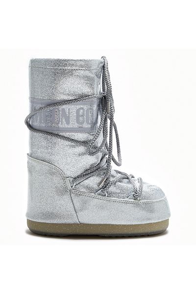 MOON BOOT 14028500-002 Icon Glıtter Silver