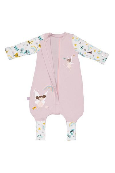 Woolnat Merino Wool Long Sleeve Single Layer Children's Sleeping Bag Fairy Theme Printed