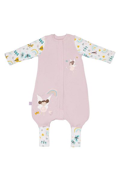Woolnat Merino Wool Long Sleeve Single Layer Children's Sleeping Bag Fairy Theme Printed