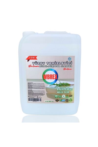 WBREX Kıvamlı Yüzey Temizleyici Beyaz Sabun Kokulu 5 Lt WbrexYüzeyTemizleyici...