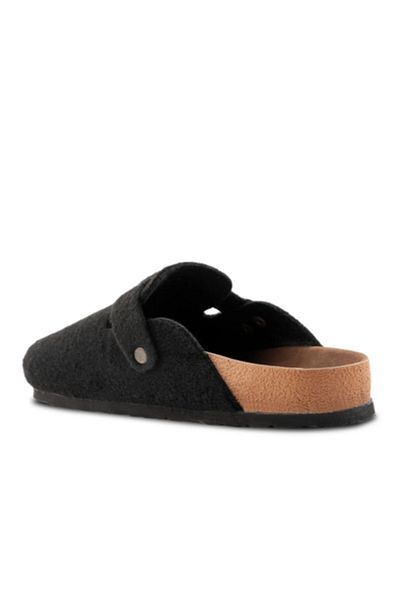 jaleo Γυναικεία Ανδρική σόλα από φελλό Felted Comfort Μοντέλο Winter Closed Front Felt Model Καθημερινές άνετες παντόφλες εσωτερικού χώρου