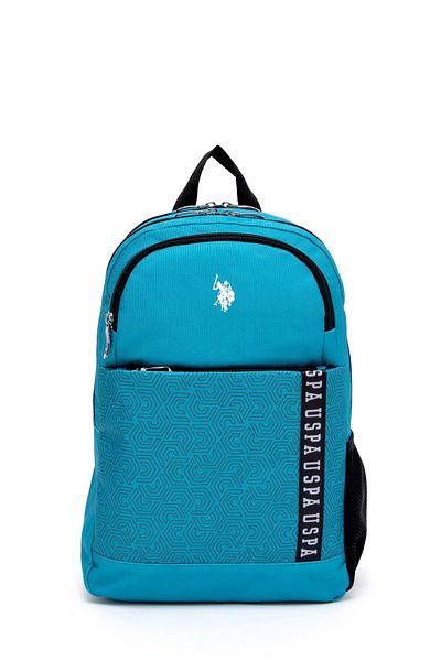 U.S. Polo Assn. Κομψή σχολική τσάντα Petrol Color