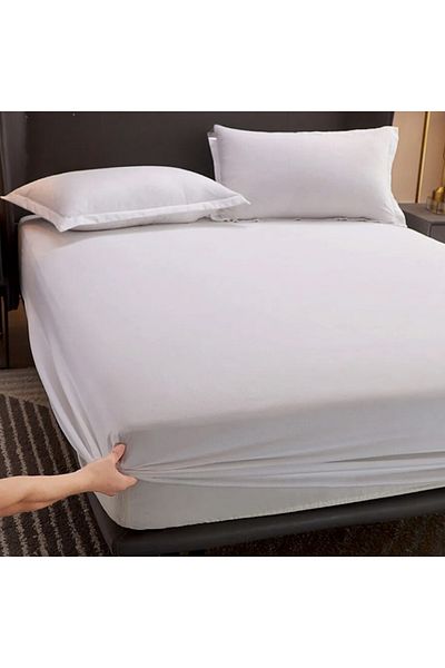 SEBURAM Cotton Elastic Sheet Elastic Bed Sheet Double Sheet