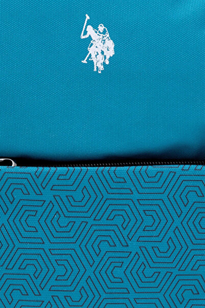 U.S. Polo Assn. Κομψή σχολική τσάντα Petrol Color