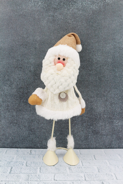 Yusuf Dirik YD Party Supplies Διακοσμητικό Άγιος Βασίλης με Μεταλλικό Πόδι και Ύφασμα 40 cm