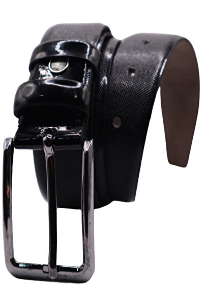 Astakos Blugi și țesături pentru bărbați, cu model, negru, lucioasă, lacuita,...