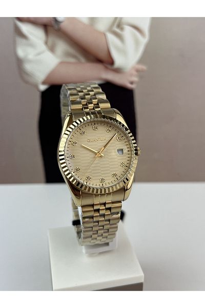 Quantum WOMEN'S CLASSIC GOLD WRISTWATCH 5 ATM