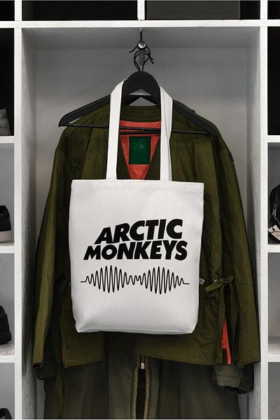 IVART Βιολογική υφασμάτινη τσάντα Arctic Monkeys με στάμπα
