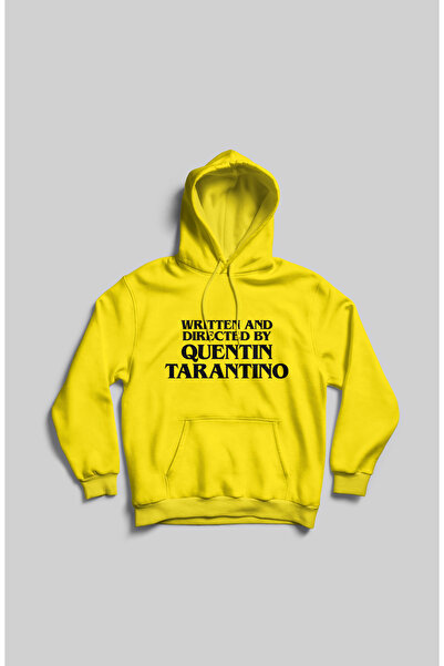 EVIus Unisex Plain Yellow Written And Directed By Quentin Tarantino Oversize ...