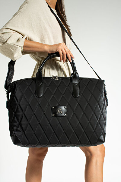 GP GUES POLO حقيبة كتف كابيت ون ميجا للنساء بحزام عمودي قابل للتعديل (حقيبة سفر)