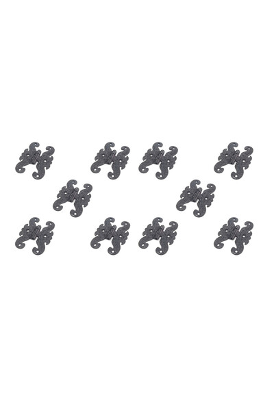 ARON (10 ADET) BÜYÜK 6,5CM KELEBEK MENTEŞE (SİYAH) TAVLA MENTEŞESİ KAPAK MENT...