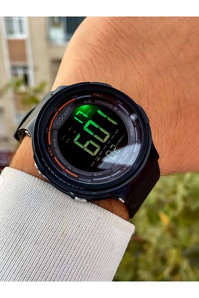 Cockpit DIGITAL MEN'S WATCH 5 ATM WATERPROOF