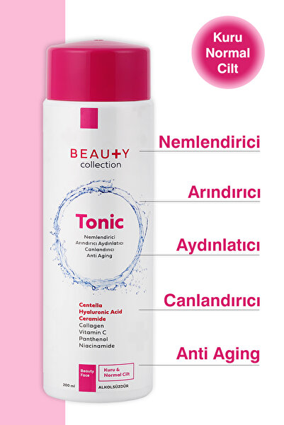 Beauty Collection Kuru Ve Normal Ciltlere Özel Besleyici Ve Nemlendirici Tonik