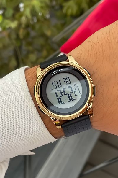 Cockpit DIGITAL MEN'S WATCH 5 ATM WATERPROOF