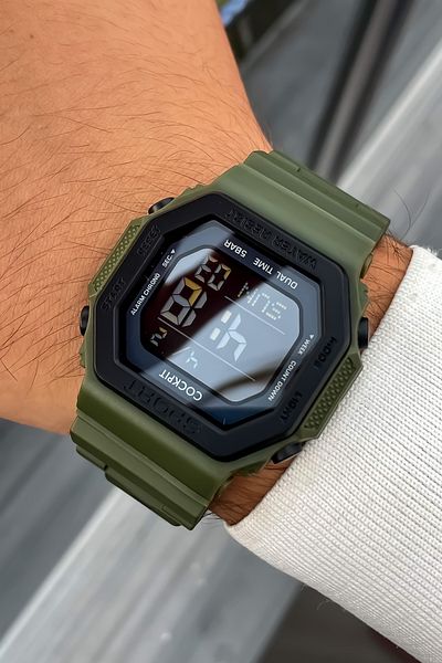 Cockpit DIGITAL MEN'S WATCH 5 ATM WATERPROOF