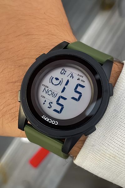 Cockpit DIGITAL MEN'S WATCH 5 ATM WATERPROOF