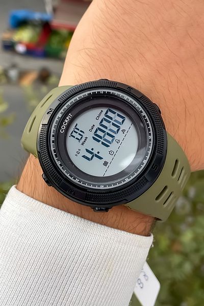 Cockpit DIGITAL MEN'S WATCH 5 ATM WATERPROOF