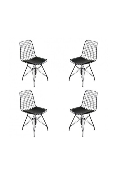 Duru Çeyiz Sandıkları Sandalye 4'lü Set