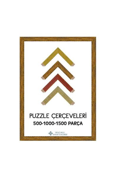AS TİCARET Puzzle Frame Antique 30 Mm 34x48 Brown of 500
