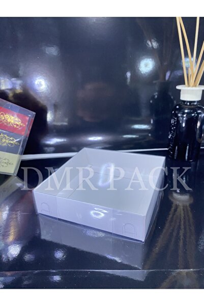 dmrpack 12x12x3 Asetat Kapaklı Beyaz Kutu (25 ADET) Düğün, Nişan, Kına Yasini...