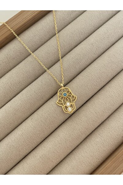 Sade Accessory Mavi Taşlı Fatma Ana Eli