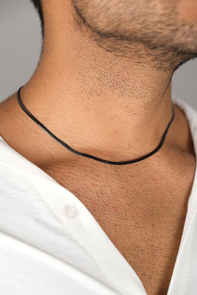 Jack Ferrero Men's Steel Necklace Guaranteed Not to Discolor