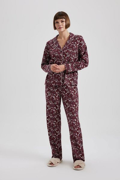 DeFacto Fall in Love Regular Fit Patterned Pajama Bottoms