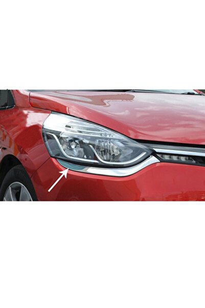 Genel Markalar Renault Clıo 4 - Ön Far Kaşı Krom - 2 Parça