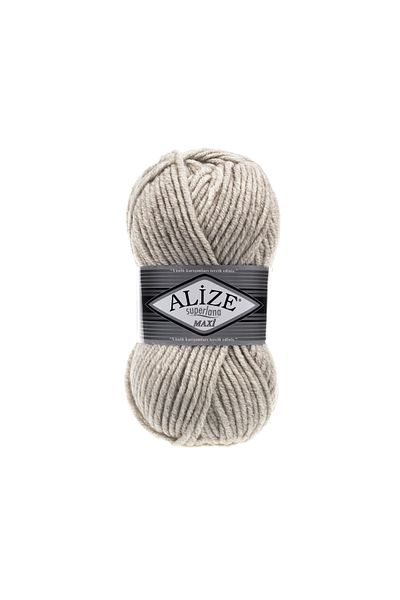 Alize SUPERLANA MAXI 25% Μαλλί - 75% Ακρυλικό / 100 gr - 100 m 152 ΜΠΕΖ ΜΕΛΑΝΖ ΓΙΑ ΠΛΕΚΤΟ ΦΙΝΙΡΙΣΜΑ ΜΠΕΡΕ