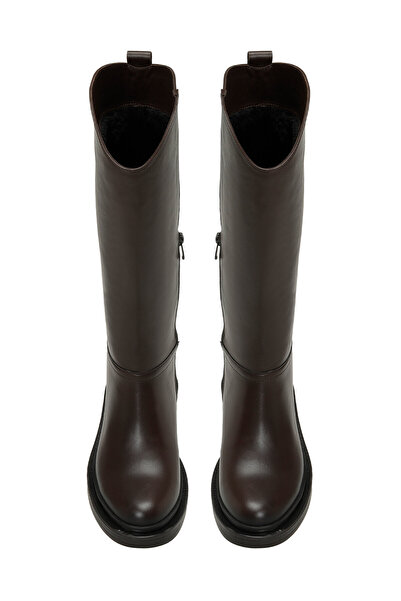 Nine West Γυναικείες Flat Μπότες TOYYA 3PR Καφέ