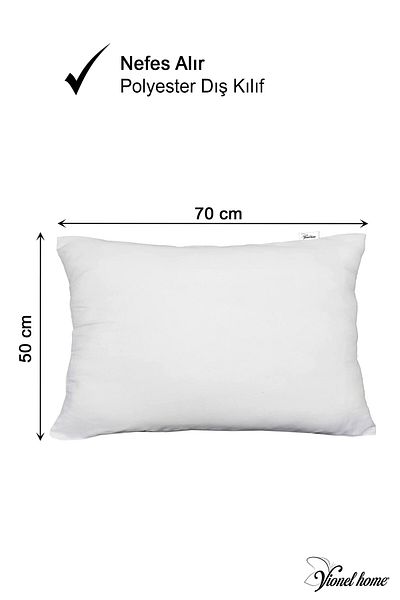 Vionel Home 4 Pieces Beads Silicone Economical Hotel Pillow - 50X70 |   700g Filled