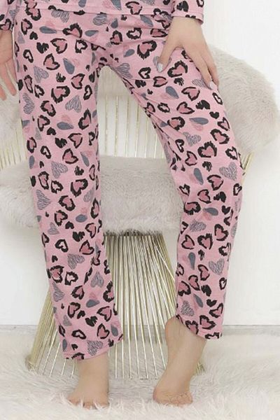 Altınay Luxury Fleece Pocketed Winter Women's Pajama Bottoms ra1