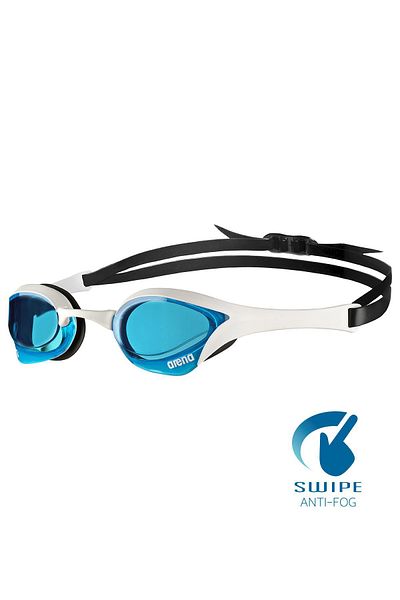 ARENA Cobra Ultra Swipe Blue/White/Black Swimming Goggles, Training Glasses