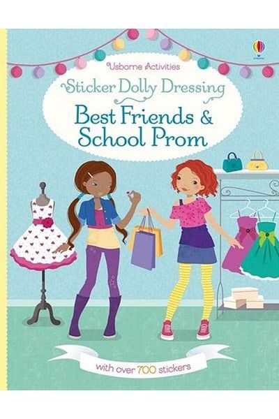 Usborne Sticker Dolly Dressing Best Friends and School Prom