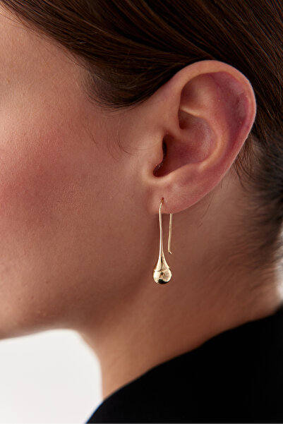 ADOR Altın Damla Küpe