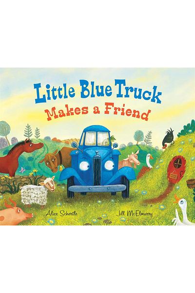 Clarion Books Little Blue Truck Makes a Friend A Friendship and Social Skills Book for Kids - Little Blue Truck