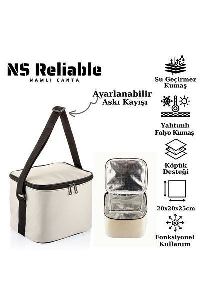 NS reliable 10 Lt термос за охлаждане Къмпинг Пикник Изолирана термочанта със закачалка, която държи горещо и студено