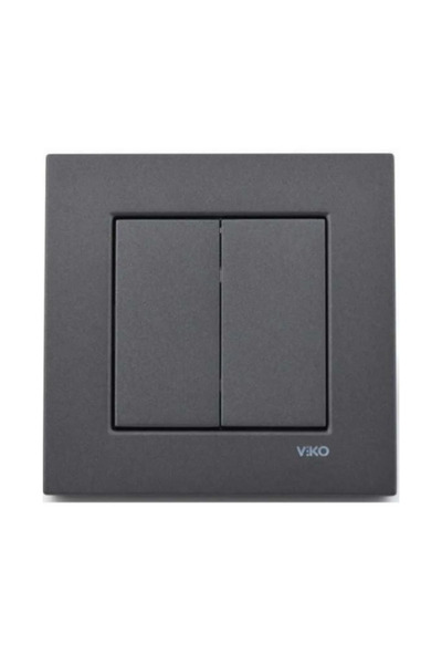VİKO Viko Novella Füme Komitatör Kapak Çerçeve ve Mekanizma Dahil