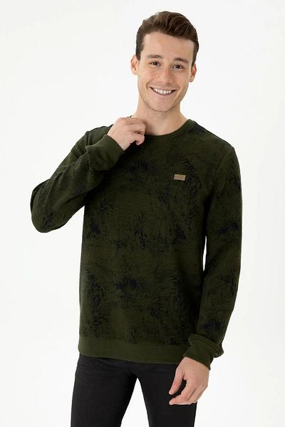 U.S. Polo Assn. Ανδρικό φούτερ με λαιμόκοψη - Relaxed Fit