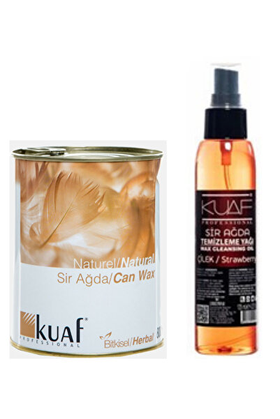 Konserve Sir Ağda Naturel 800 Gr + Sir Ağda Temizleme Yağı 125 Ml Çilek