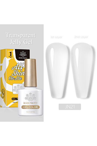 Born Pretty PRO JELLY NUDE GEL 10 ML YARI SAYDAM KALICI OJE