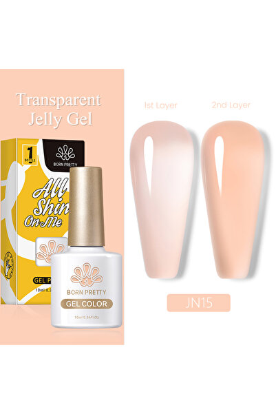 Born Pretty PRO JELLY NUDE GEL 10 ML YARI SAYDAM KALICI OJE